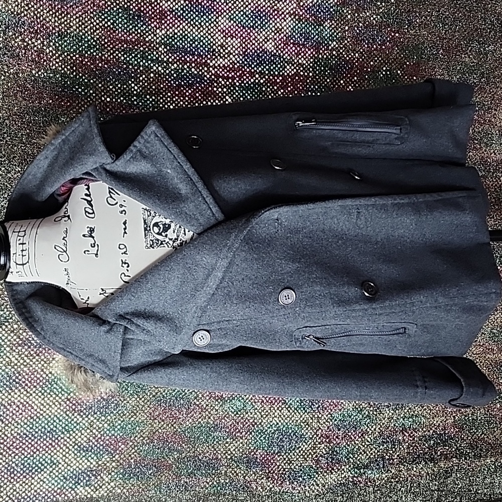 Dollhouse Faux Peacoat